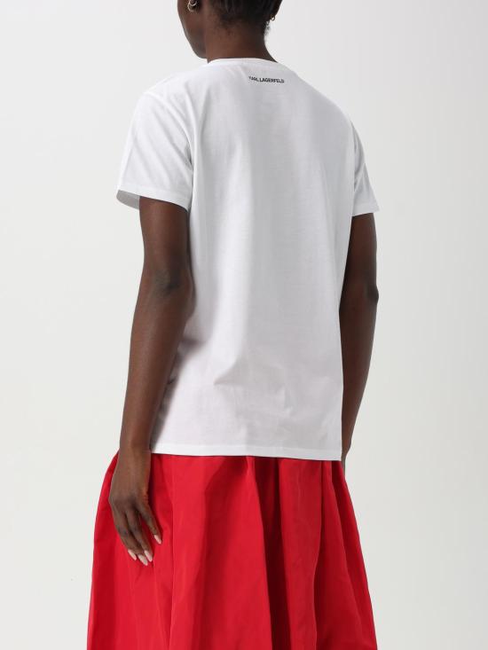 25SS 칼라거펠트 반팔 티셔츠 230W1700 100 White - KARL LAGERFELD