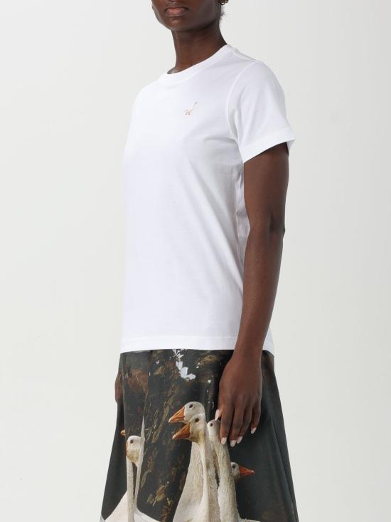 25FW 모스키노 반팔 티셔츠 07140541 3001 White - MOSCHINO