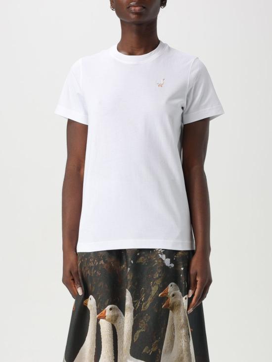 25FW 모스키노 반팔 티셔츠 07140541 3001 White