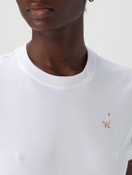 25FW 모스키노 반팔 티셔츠 07140541 3001 White - MOSCHINO