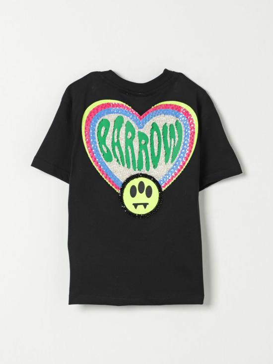 25FW [키즈] 바로우 티셔츠 S5BKJGTH169 110 Black - BARROW