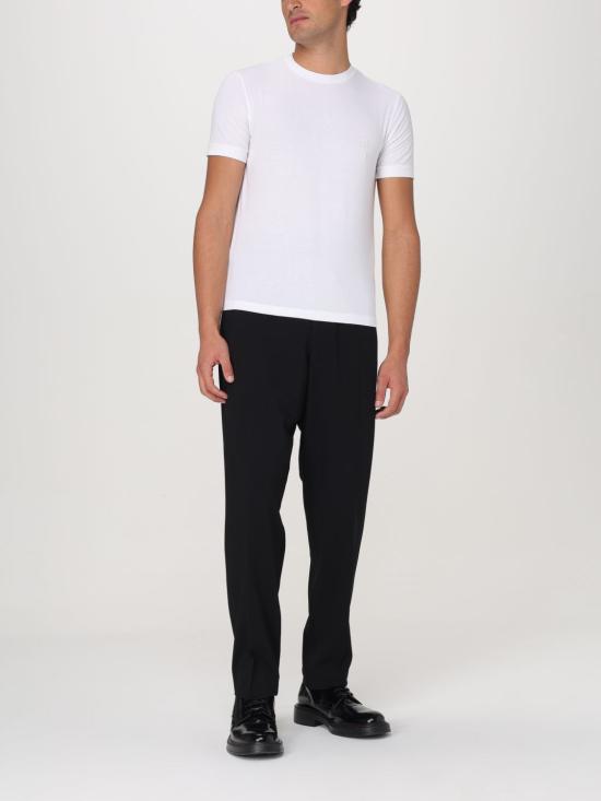 25FW 조르지오 아르마니 반팔 티셔츠 3GST52SJP4Z U090 White - GIORGIO ARMANI