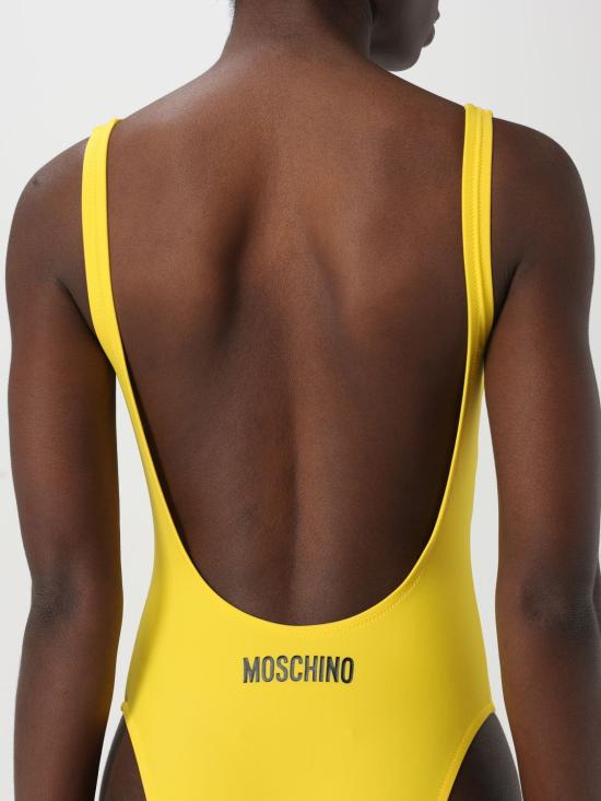 25SS 모스키노 원피스 수영복 42020575 1027 Yellow - MOSCHINO