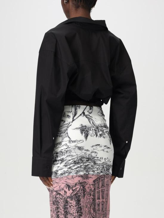 25SS 모스키노 블라우스 02083227 0555 Black - MOSCHINO