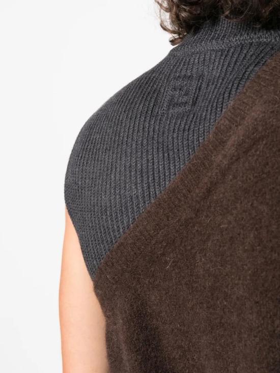  펜디 니트 베스트 FZC453APP4 grey - FENDI