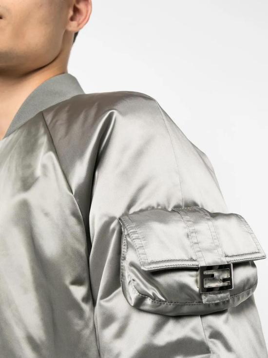  펜디 봄버 자켓 FAA877AM0P green - FENDI