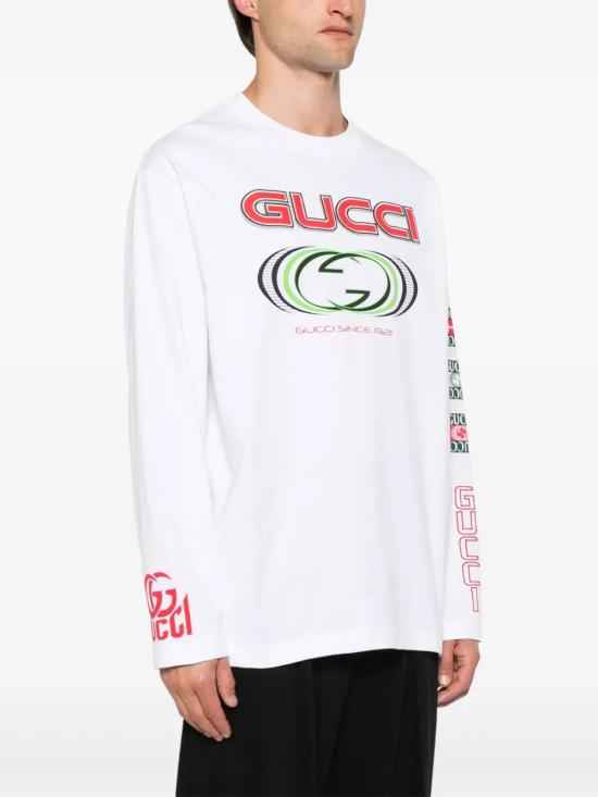  구찌 긴팔 티셔츠 784364XJGRB white - GUCCI
