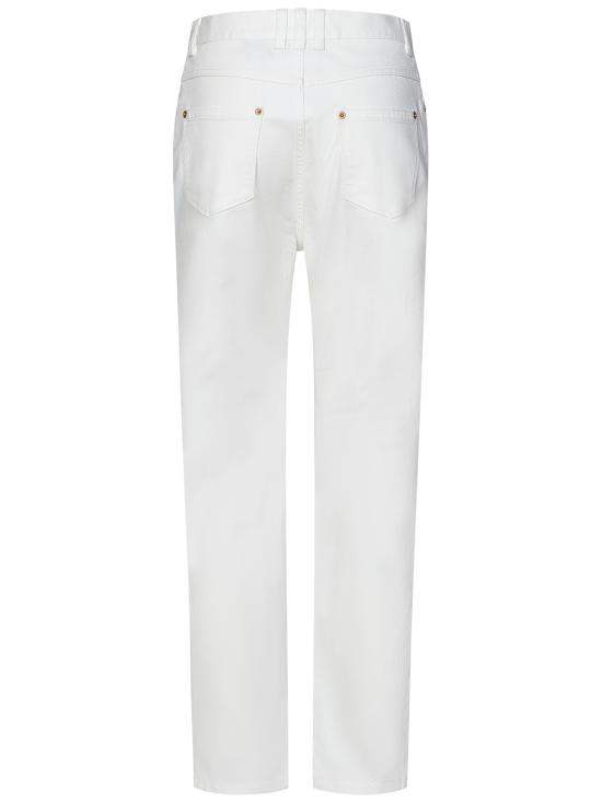 25SS 발망 데님 팬츠 CF1MG007DB69 0FA White - BALMAIN