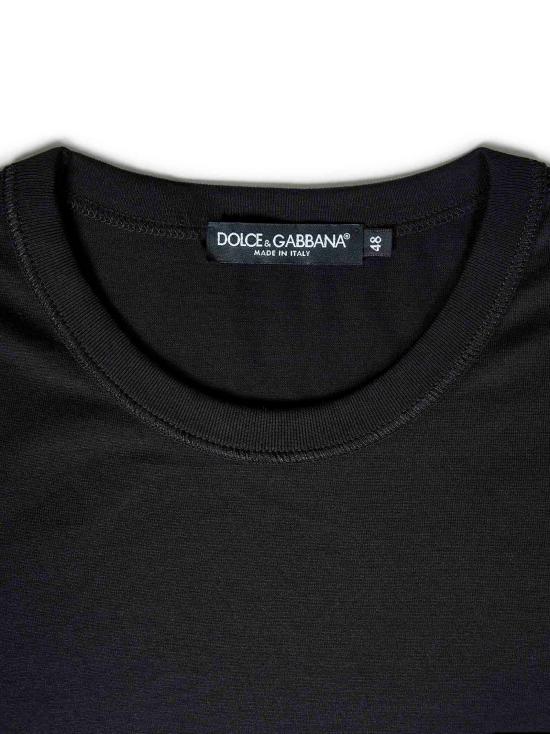 25SS 돌체앤가바나 반팔 티셔츠 G8PT1TG7F2I N0000 NERO - DOLCE & GABBANA