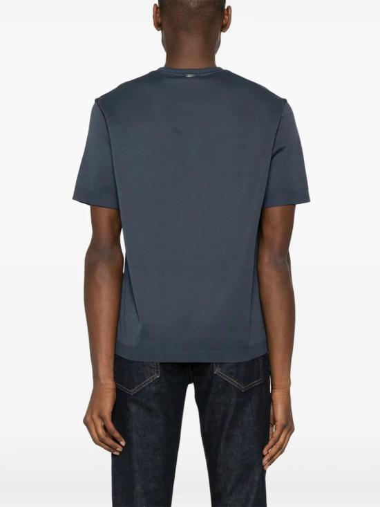  에르노 반팔 티셔츠 JG000206U52059 blue - HERNO