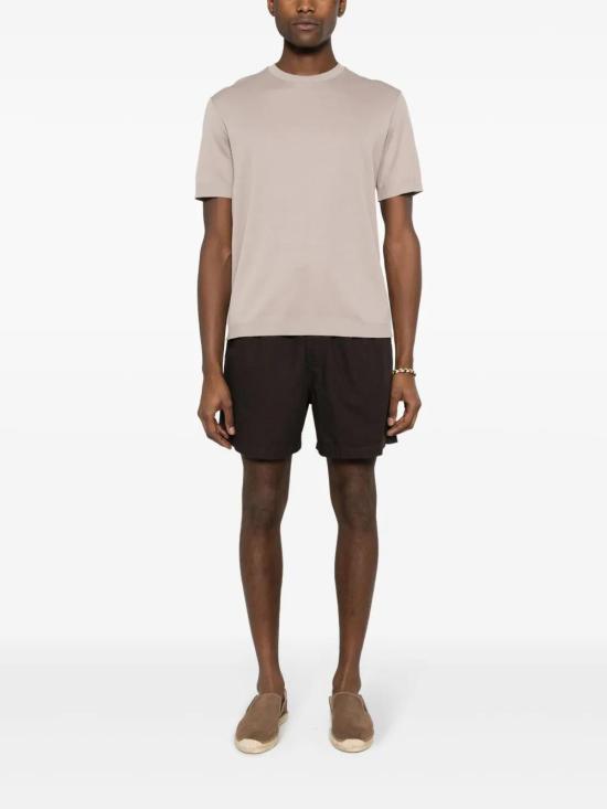  에르노 반팔 티셔츠 JG000206U52059 taupe - HERNO