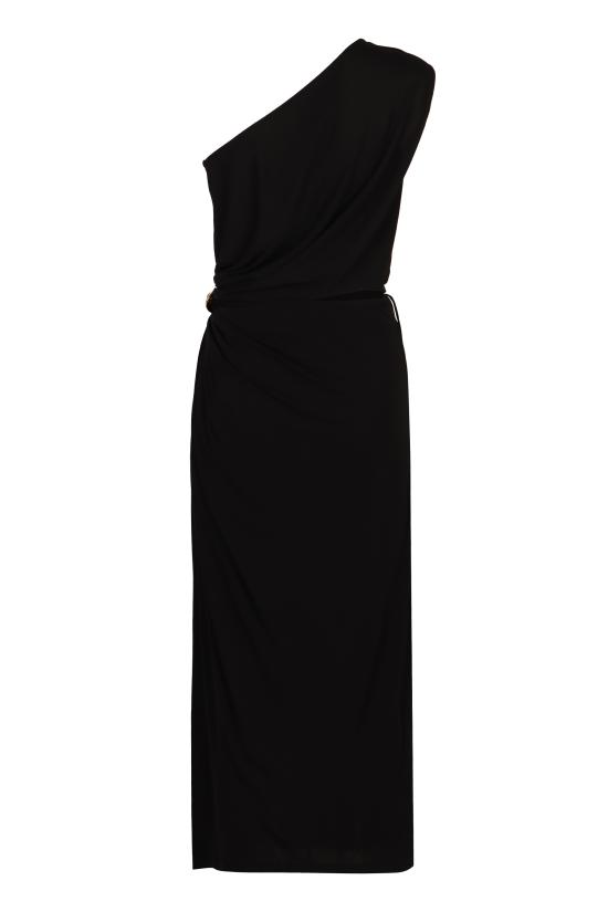 25SS 보테가베네타 롱 원피스 812325V4YX0 1000 black - BOTTEGA VENETA