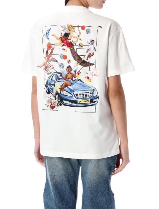 25SS 오프화이트 반팔 티셔츠 OWAA089S25JER004 0110 WHITE - OFF WHITE