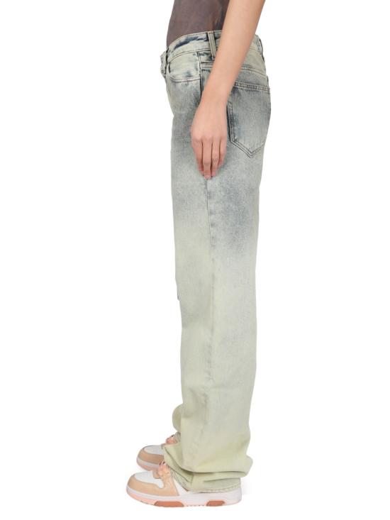  오프화이트 스트레이트 팬츠 OWYB014 GREEN - OFF WHITE