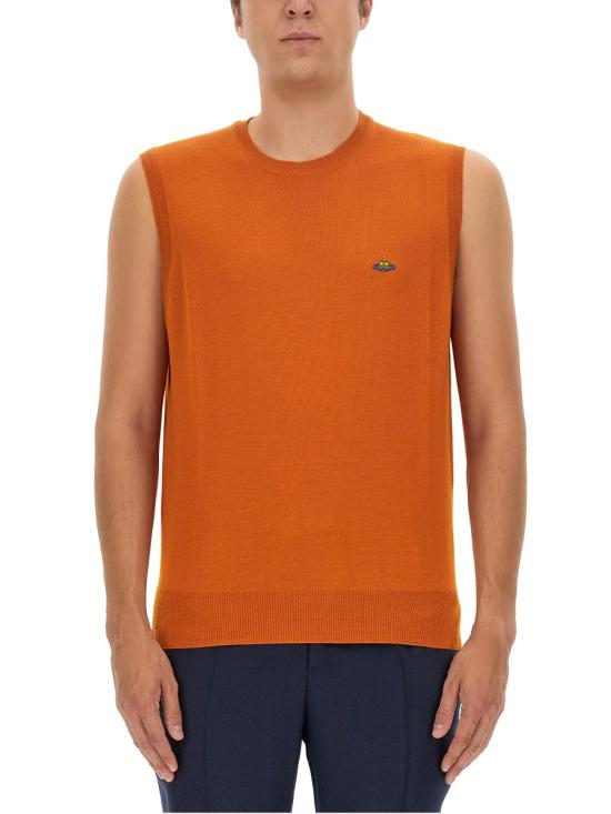 24FW 비비안웨스트우드 니트 베스트 2701000U ORANGE