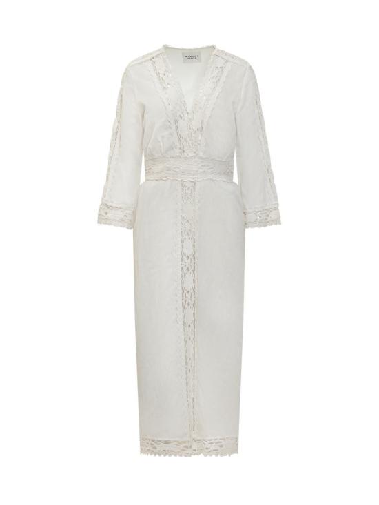 25SS 이자벨마랑에뚜왈 롱 원피스 25PRO0657FAC1J14E 20WH WHITE