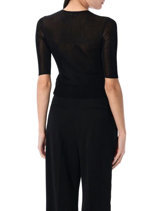 25SS 생로랑 긴팔 티셔츠 25P819910Y75WA 1000 Black - SAINT LAURENT