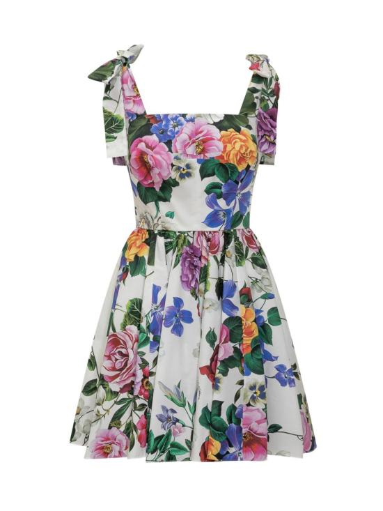 25SS 돌체앤가바나 미디 원피스 F6ZT2THS5S6 HA5KT WHITE