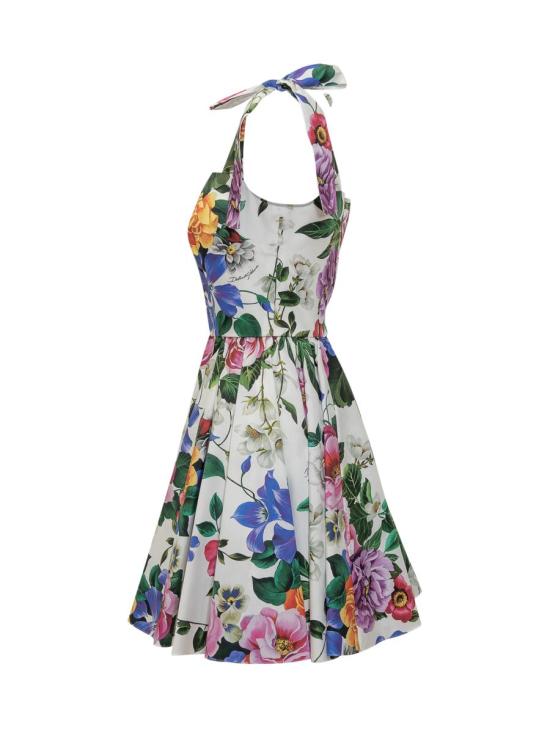 25SS 돌체앤가바나 미디 원피스 F6ZT2THS5S6 HA5KT WHITE - DOLCE & GABBANA