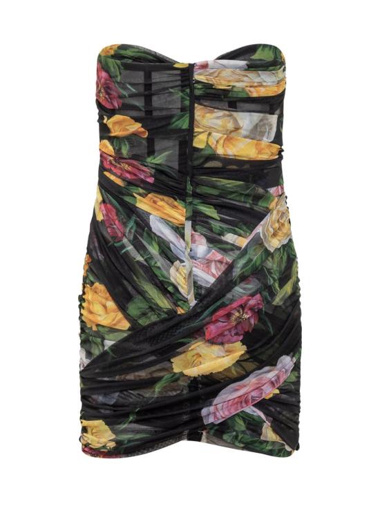 25SS 돌체앤가바나 숏 원피스 F6TLETFSUBI HN5IY Black - DOLCE & GABBANA