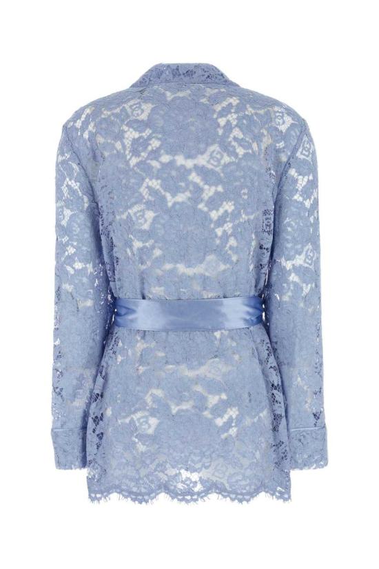 24FW 돌체앤가바나 긴팔 티셔츠 F5R56THLM7L F3981 GLYCINEVIOLACHIARI - DOLCE & GABBANA