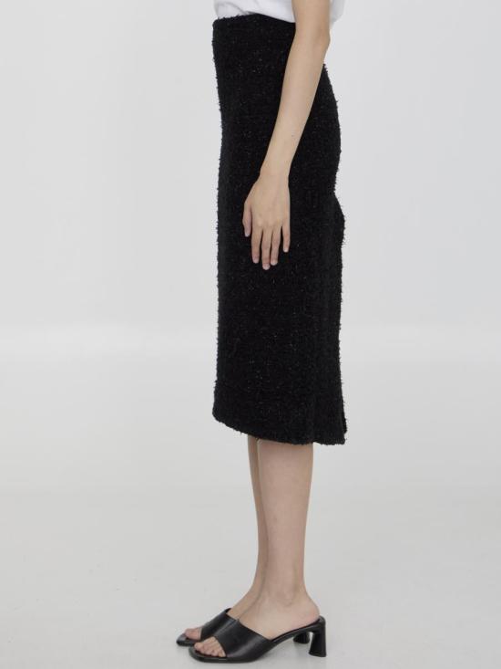 24FW 발렌시아가 스커트 7923828 793601 T3328 1000 Black - BALENCIAGA