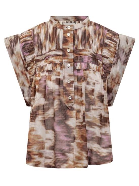 25SS 이자벨마랑에뚜왈 긴팔 티셔츠 24PHT0003FAB1J07E EC0E Beige