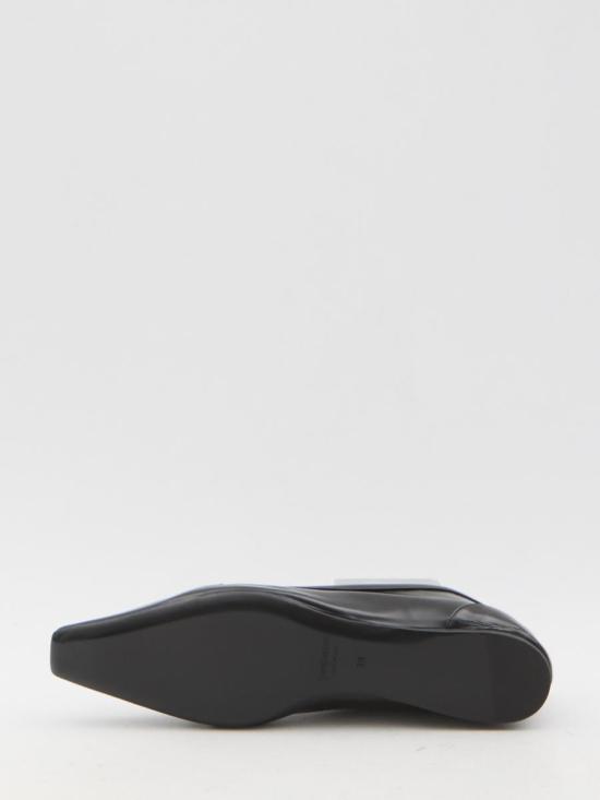 25SS 생로랑 플랫 슈즈 46620 818008 AAEHW 1000 Black - SAINT LAURENT