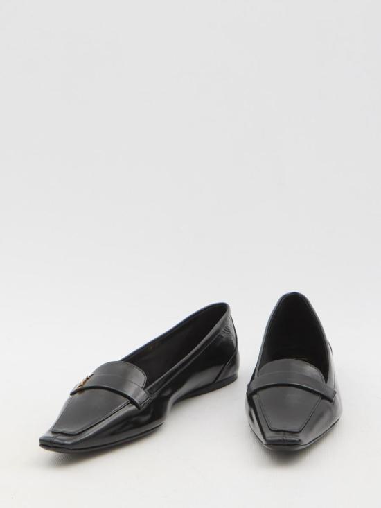 25SS 생로랑 플랫 슈즈 46620 818008 AAEHW 1000 Black - SAINT LAURENT