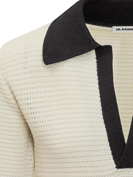 25SS 질샌더 폴로 티셔츠 J22GL0113J15434 105 WHITE - JIL SANDER