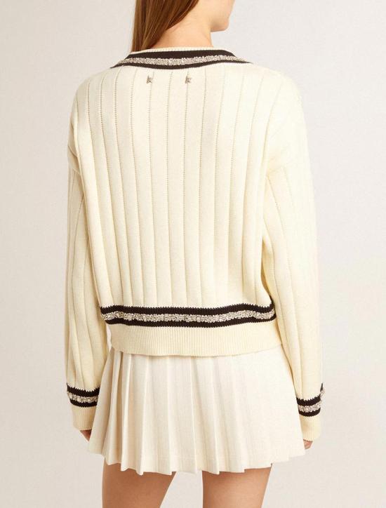 25SS 골든구스 스웨터 GWP02120 P00191211782 HERITAGE WHITE - GOLDEN GOOSE