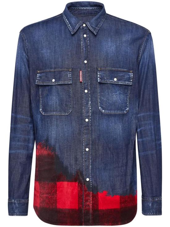  디스퀘어드2 데님 셔츠 S74DM0850S30341 indigo
