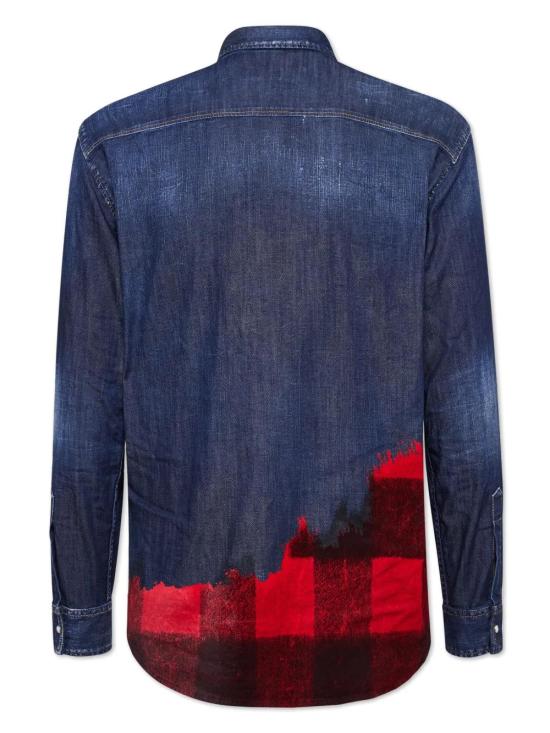  디스퀘어드2 데님 셔츠 S74DM0850S30341 indigo - DSQUARED2