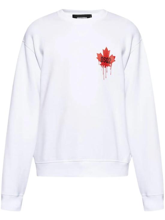  디스퀘어드2 긴팔 티셔츠 S74GU0811S25516 white