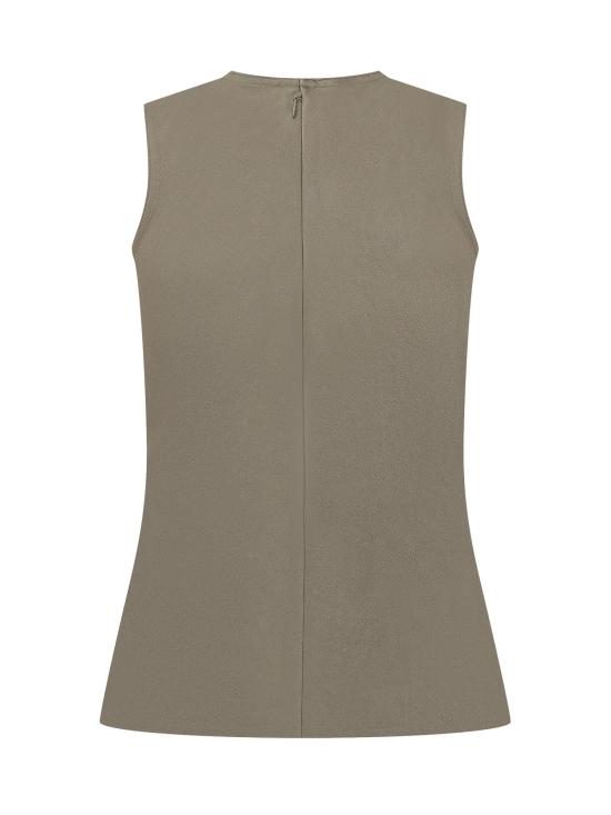 25SS 아미 민소매 티셔츠 FTP066AC0014 ASH - AMI