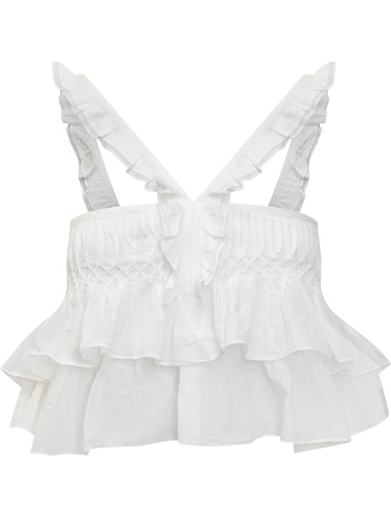 25SS 이자벨마랑에뚜왈 민소매 티셔츠 25PHT0602FAB3J04E 20WH WHITE