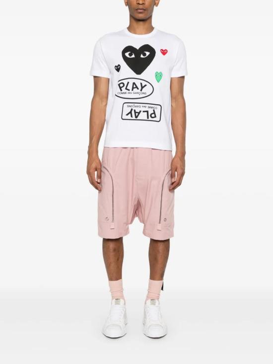  꼼데가르송 반팔 티셔츠 AXT282051 white - COMME DES GARCONS