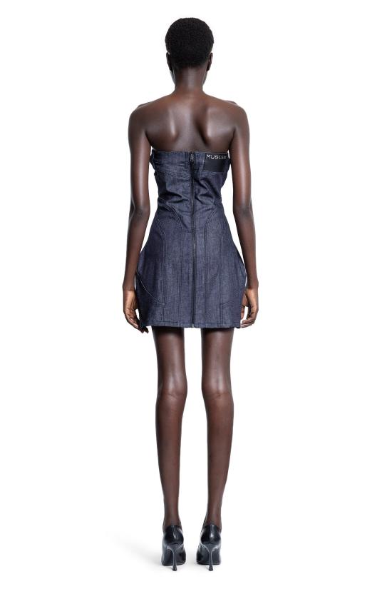  뮈글러 숏 원피스 25P6RO16162013RD600 Blue - MUGLER