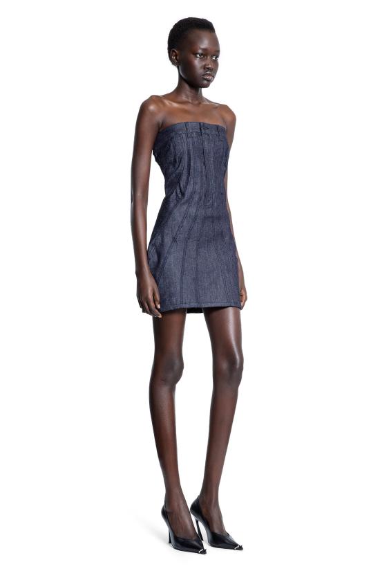  뮈글러 숏 원피스 25P6RO16162013RD600 Blue - MUGLER