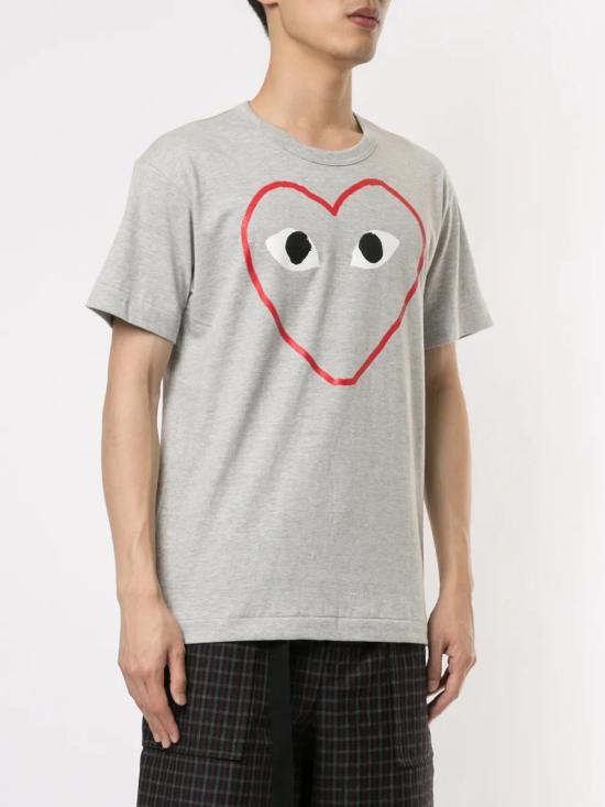  꼼데가르송 반팔 티셔츠 P1T266051 grey - COMME DES GARCONS