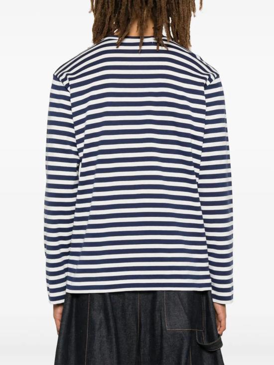  꼼데가르송 긴팔 티셔츠 AXT310 navy - COMME DES GARCONS