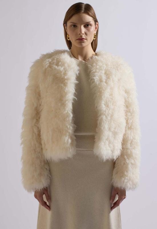  더 엔케이씨 스토어 코트 Nkc스토어 아나스타샤 퍼 크림