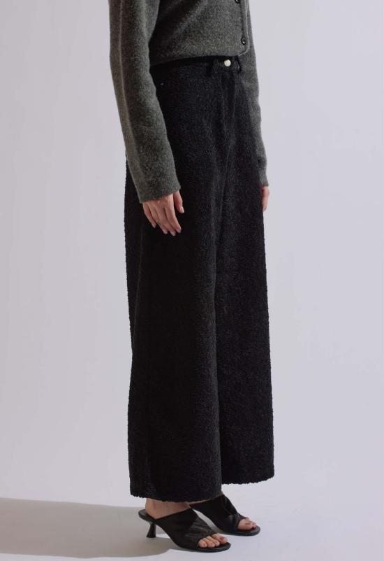  더 엔케이씨 스토어 팔라초 팬츠 Nkc 스토어 테디  블랙 - The NKC Store