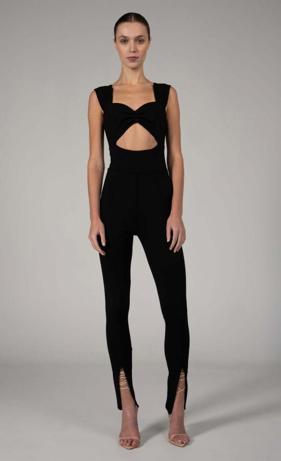  논살란트 레이블 점프수트 논차란트 라벨 하이메  블랙