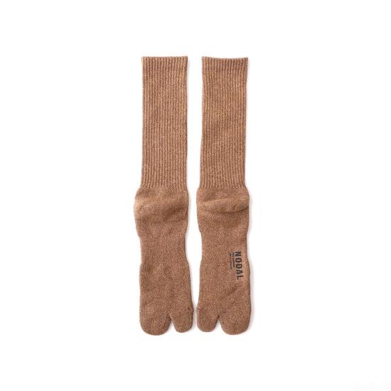  Nodal 양말 노달 트위스티드 헤더 타비  브라운 - OTHER BRANDS