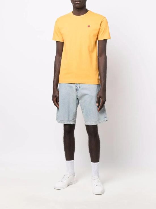  꼼데가르송 반팔 티셔츠 P1T314 yellow - COMME DES GARCONS