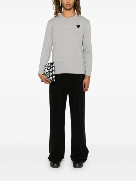  꼼데가르송 긴팔 티셔츠 AXT122 grey - COMME DES GARCONS