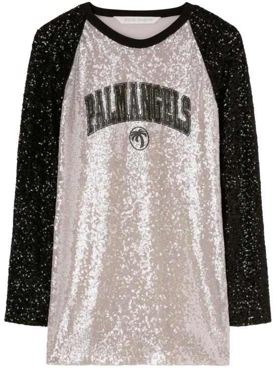 25SS 팜앤젤스 숏 원피스 PWDB255S25FAB001 0910 GREY BLACK