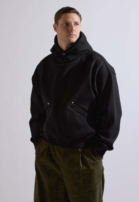  더 엔케이씨 스토어 후드 티셔츠 Nkc 스토어 마랑 후드 티셔츠 블랙 - The NKC Store