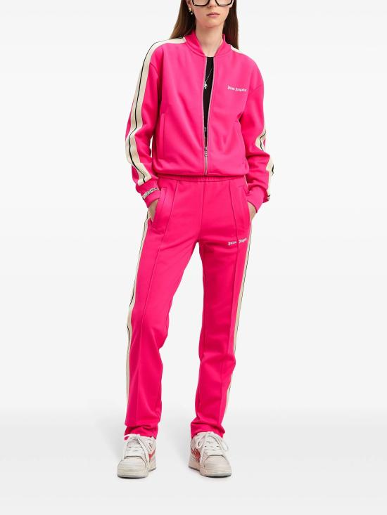 25SS 팜앤젤스 스트레이트 팬츠 PWCJ001S25FAB001 3203 FUCHSIA OFF WHITE - PALM ANGELS